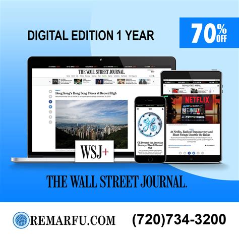 wsj annual subscription